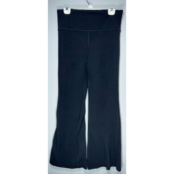 Athleta Pants - Athleta elation flare black pants size large